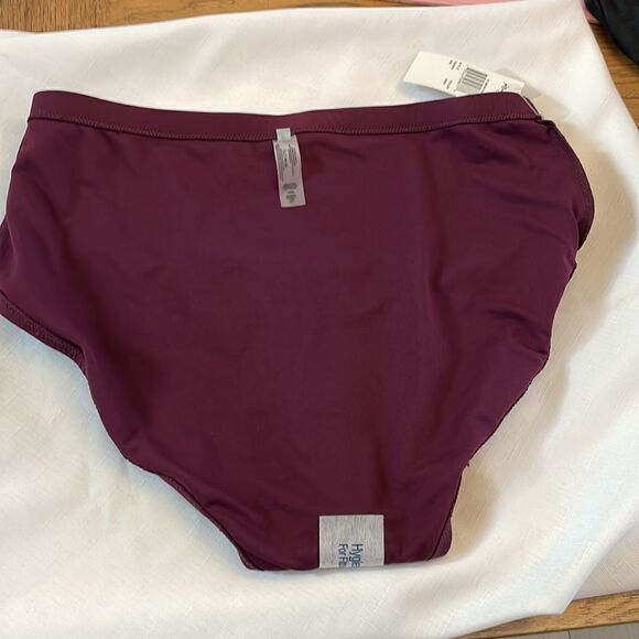 RAISINS CURVE NEW WITH TAGS WINE COLORED BIKINI BOTTOM.  NEW WITH TAGS - Picture 6 of 7
